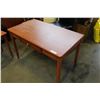 Image 2 : MAPLE FINISH SOLID WOOD SINGLE DRAWER DESK