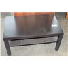Image 1 : BLACK IKEA 2-TIER COFFEE TABLE