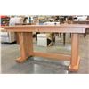Image 2 : PRESTIGE SOLID WOOD ALDER DINING TABLE WITH 2 LEAFS