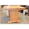 Image 3 : PRESTIGE SOLID WOOD ALDER DINING TABLE WITH 2 LEAFS