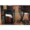 Image 2 : PAIR OF CANDLE LANTERNS AND PAIR OF CANDLE STANDS