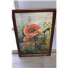 Image 1 : LARGE FRAMED POPPY PRINT