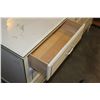 Image 3 : WHITE 9 DRAWER DRESSER WITH MIRROR