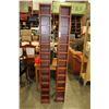 Image 2 : TWO TALL MAPLE CD STANDS