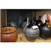 Image 1 : SHELF LOT OF DESIGNER POTTERY VASES