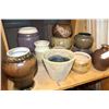 Image 2 : SHELF LOT OF DECORATIVE POTTERY