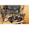 Image 2 : SHELF LOT OF METAL CANDLESTANDS AND SCONCES