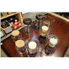 Image 3 : WICKER AND GLASS DECORATOR LOT