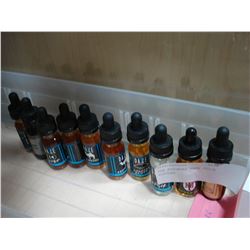 TEN ASSORTED VAPE JUICE BOTTLES