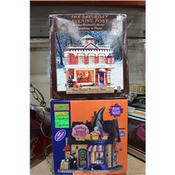 LENNUX SPOOKY TOWN AND SATURDAY EVENING POST NORMAN ROCKWELL HOUSES