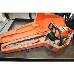 STIHL O34AV CHAINSAW IN HARD CASE