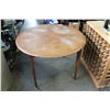 Image 1 : ROUND TEAK DINETTE TABLE