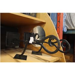 PAIR OF  OUTDOOR WALL MOUNT CANDLE SCONCES
