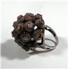 Image 2 : Ball-shaped silver and brass ring