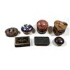 Image 1 : Collection of 7 old tobacco and pill boxes