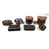 Image 2 : Collection of 7 old tobacco and pill boxes