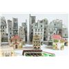 Image 3 : Collection of 20 models of ceramic and plaster houses, some are by J. P. Gault