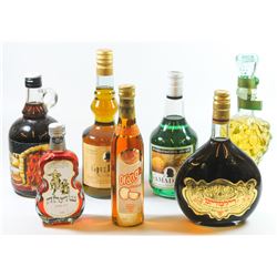 Collection of 7 alcoholic beverages