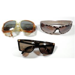 Collection of 3 pairs of quality vintage sunglasses