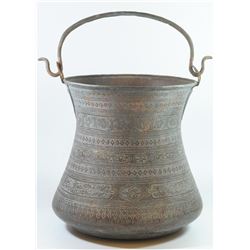 Antique copper pot