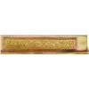 Image 2 : Brass backplate Hanukkah menorah lamp, Bezalel Style
