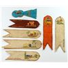 Image 1 : Collection of 7 cloth bookmarks, Mandatory Palestine