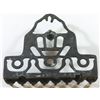 Image 2 : Old North African backplate Hanukkah menorah lamp