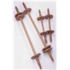 Image 1 : Lot of 2 pairs of Torah book ornaments