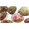 Image 2 : Collection of 7 old Bukhara kippahs