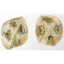 Lot of 2 kippas - souvenir from Jerusalem