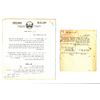 Image 1 : Collection of 7 printed letters signed by rabbis