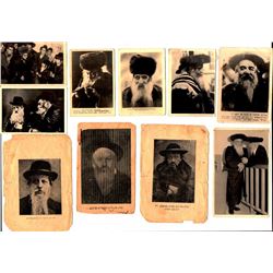 Collection of 17 old photos of rabbis