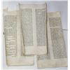 Image 1 : Lot of 3 parts of a Torah book