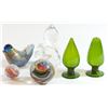 Image 1 : Collection of 6 small glass items