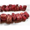 Image 3 : Collection of 21 coral beads on a string