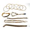 Image 3 : Collection of gilt jewels
