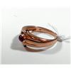 Image 2 : K14 gold ring set with sapphires and a ruby
