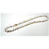 Image 1 : Necklace comprising large quality pearls and K14 gold beads