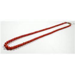 Antique layered coral necklace