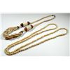Image 1 : Lot of two old ivory necklaces