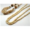 Image 2 : Lot of two old ivory necklaces
