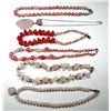 Image 1 : Collection of 6 rose quartz necklaces