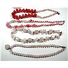 Image 2 : Collection of 6 rose quartz necklaces