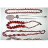 Image 3 : Collection of 6 rose quartz necklaces