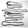 Image 1 : Collection of 7 amethyst necklaces