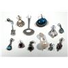 Image 1 : Collection of 12 silver pendants