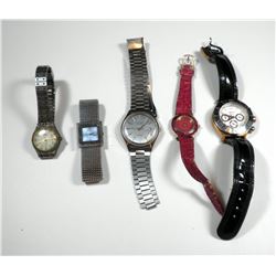 Collection of 5 different wrist watches