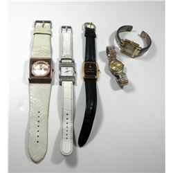 Collection of 5 different wrist watches