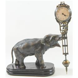 Old elephant-shaped mystery clock