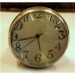 Vintage clock-tip walking stick